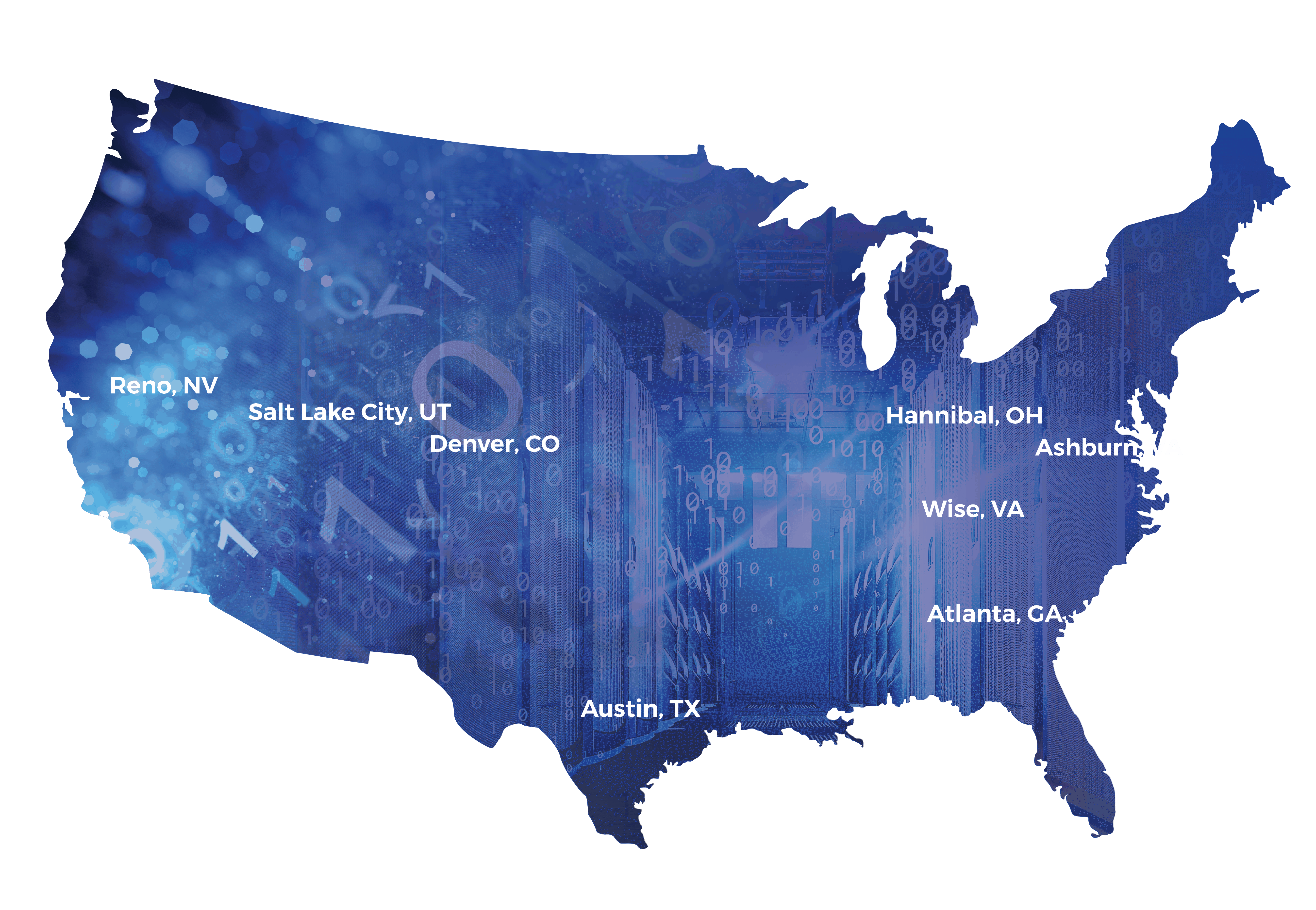 Our Mineral Gap data center is a reliable, leading-edge cloud-neutral/carrier-neutral facility with low-power costs.